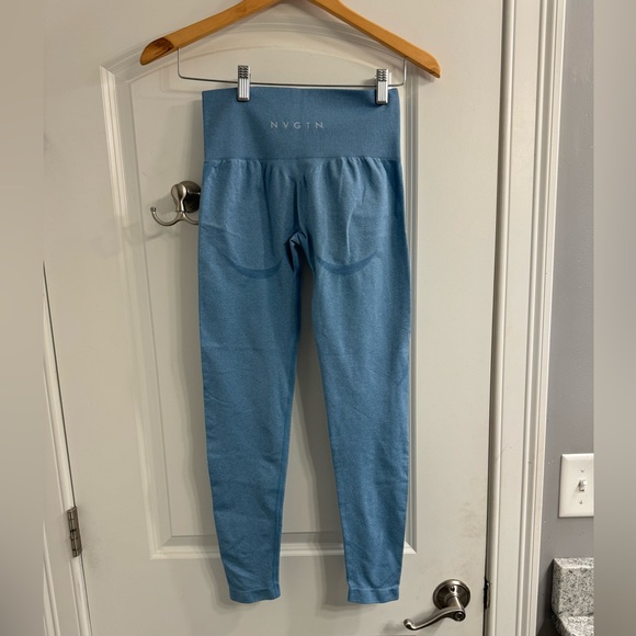 Nvgtn Contour Leggings, Size Small, Blue - Picture 3 of 4